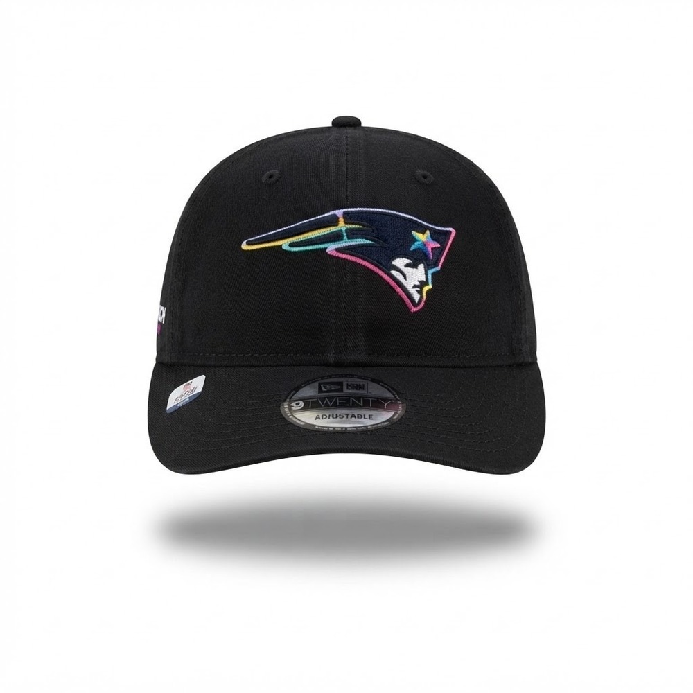 New England Patriots New Era 9TWENTY Hat Men OSFM Black NWT Crucial Catch
